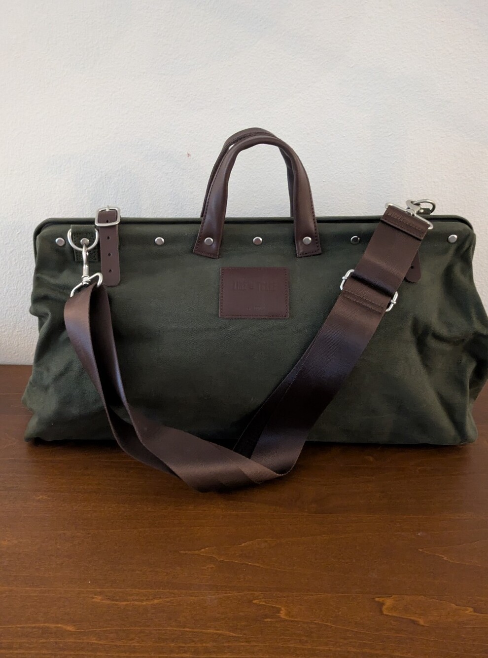 Line of Trade Canvas Weekender Bag Duffel Olive
